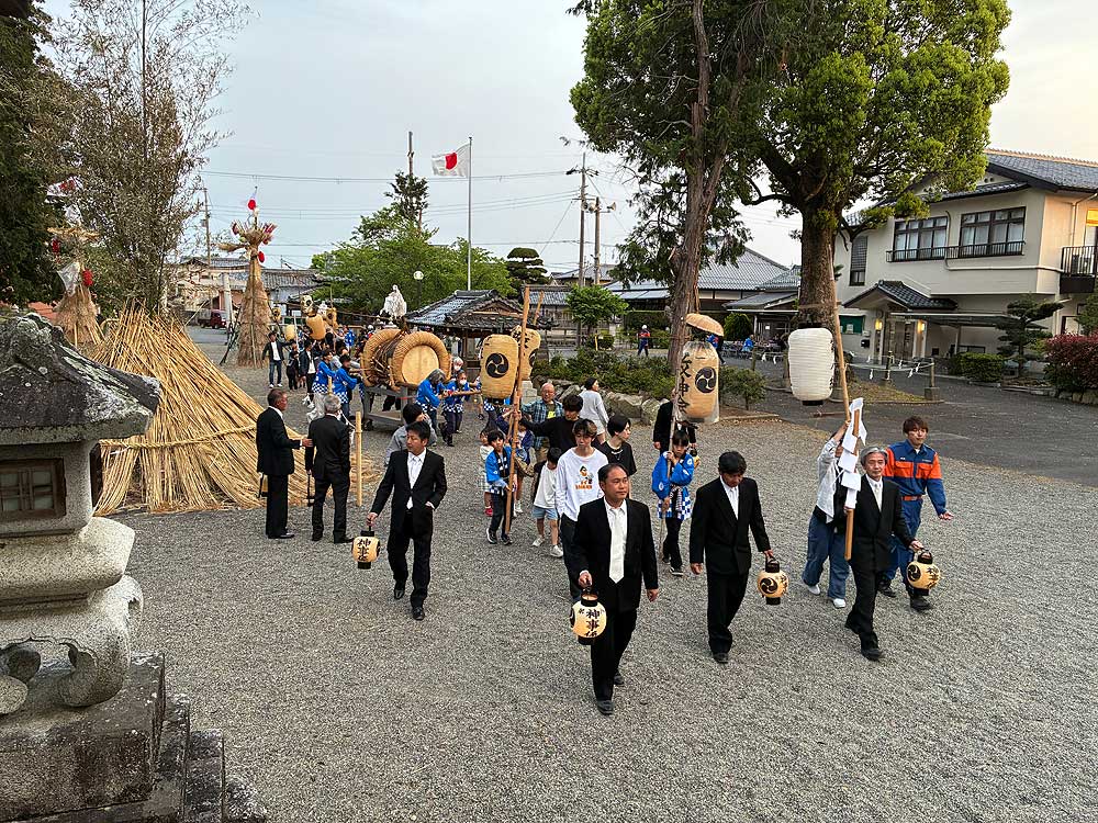太鼓の渡り